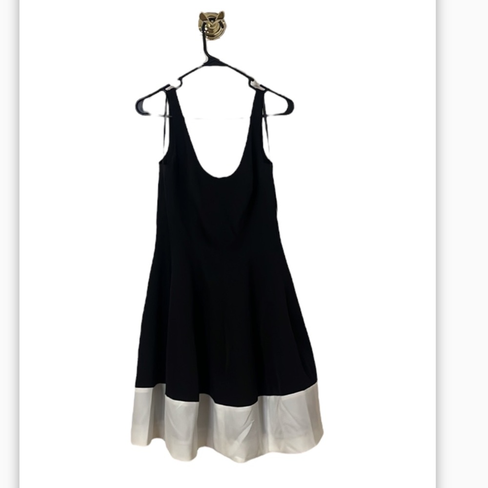 Rene by Rene Ruiz Color Block Satin cocktail mini dress size 8 - Picture 8 of 10